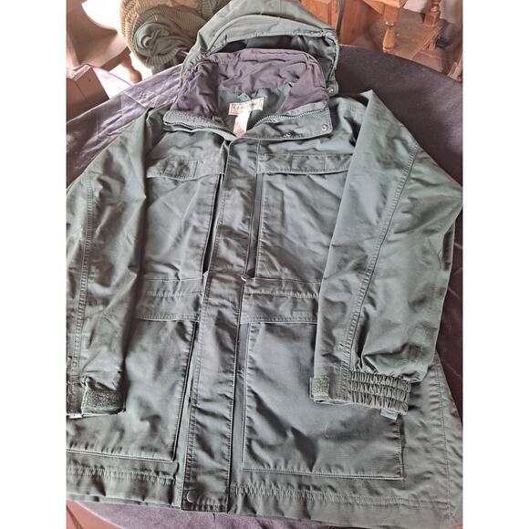L.L.Bean VTG Men's Green Gore Tex Maine Warden's Parka Coat Winter Jacket Size M - Picture 5 of 6